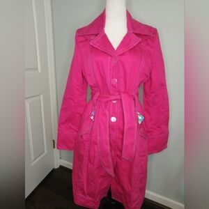 Tommy Jeans  Belted Trench Coat with Contrast Stitching